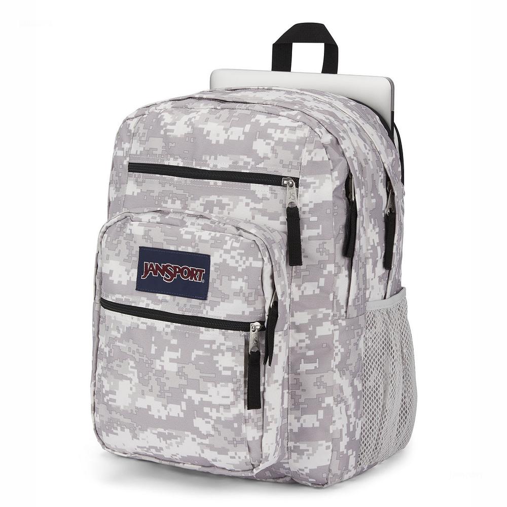 Sac à Dos Ordinateur JanSport BIG STUDENT Grise Camouflage | GAC-91406075